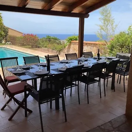 A Scopa A En Corse Avec Piscine Chauffee, Vue Panoramique, Climatisation, Jardin Arbore De 3000m2, 10 Pers, 5 Chb, 4 Sdb Lumio (Corsica)